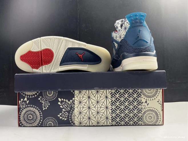 Rep Jordan SE Sashiko CW0898-400 Air 4 Retro 0824